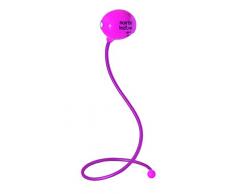 Incidence Paris 10185 Liseuse Flexible Tourbillon, Métal, Rose Fuchsia, 5 x 5 x 54 cm