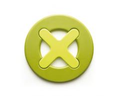 Abeba VV46304 Dessous de Verre MayDay 2 pcs en Vert, MÃ©lamine, 45x35x25 cm