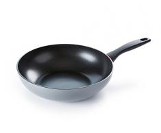 Oxo Aden + Anais - Lange Douce et Soyeuse, Aluminium, Noir, 28 cm - Wok