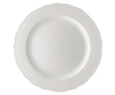 Hutschenreuther 02013-800001-10031 Assiette de Présentation 31 cm avec Aile, Porcelaine, Blanc, 31,8 x 31 x 4,5 cm