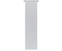 GARDINIA Panneau Japonais (1 Piece), Coulissant, Opaque, Tissu avec empreinte digitale, Gris, 60 x 245 cm (WxH)