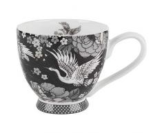 Portobello CM063601 Tasse Ã Pied en Porcelaine Anglaise Motif Fleur de Grue 0,3 kg