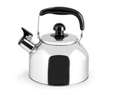 Home acquablÃ² Bouilloire avec sifflet, mÃ©tal, Gris