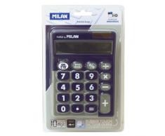 MILAN 150610TDPRBL Blister calculatrice 10 chiffres grandes touches Duo Lila