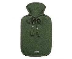 GIESSWEIN Bouillotte Ruby caillou ST - Bouillotte avec housse, housse amovible 100% laine dagneau, housse en laine douce et chaude, housse coussin chauffant lavable, bouillotte 2 litres, bouillotte 2 litres, bouillotte