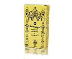 Radhe Shyam 1600205 Encens de Santal en Poudre et Charbon Multicolore Extra Small