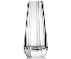 Moser Sensitiv Vase, Verre, Transparent, 18Â x 18Â x 26Â cm