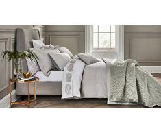 Fable Samarinda Housse de Couette, Satin, Sauge, Double