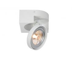 Lucide VERSUM AR111 - Spot plafond - LED Dim. - AR111 - 1x10W 2700K - Blanc