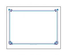 Garcia de pou Sets De Table Maxim Bleu Ciel & CÃ©leste 48 G/M2 31X43 Cm Blanc Cellulose - 500 unitÃ©s