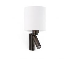 Faro Barcelona 68496Â -Â Rob Applique Murale Bronze E27Â 60Â W LED 3Â W 3000Â K