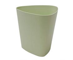JVL Funktional Poubelle Plastique, Green, Triangular
