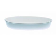 Mepra 230580 Plat Oval En Porcelaine à Feu Uno