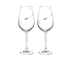 Portmeirion gl78606-xg Verre Ã vin, Lot DE 2, Rouge