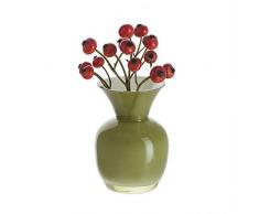 Dartington Crystal Little Treasures Vase Blanc Vert 105 mm