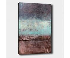 Bonamaison Peinture sur toile, multicolore, 50 x 70 cm - Conçu et fabriqué en Turquie