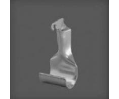 Elfa 470980 Support Tube penderie, Platine, 7,7 x 4,3 x 3,5 [cm]