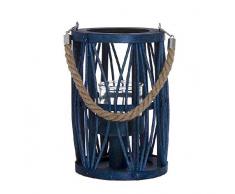 Dcasa Bougeoirs Techo-Chandeliers et Bougeoirs Décoration de Maison Unisexe Adulte, Bleu (Bleu), Unique