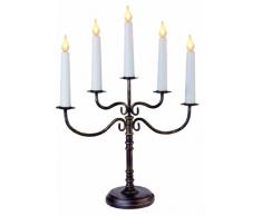 Star 188-06 chandelier Romantika, 5 lights matériel: métal, couleur: antique noir ca. 51 x 38 cm boite coloré