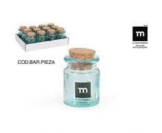 LA Bocaux en Verre Ronds avec Bouchon en liÃ¨ge pour bonbonniÃ¨res.