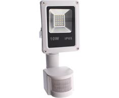 ecoe nergy EE-ssp010Â 09â4Â W a, Projecteur LED Spot aluminium, blanc 10.3Â x 8.6Â x 19,4Â cm