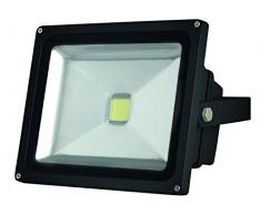 Perel LEDA3003CW-B Projecteur LED dExtÃ©rieur Puce Epistar, Aluminium, 30 W, Multicolore