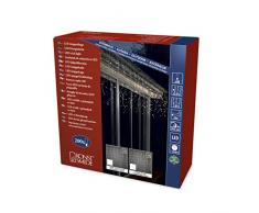 Konstsmide 2742-103 Rideau Lumineux Intérieur 200 LEDs 24 V Blanc Chaud Câble Transparent