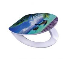 RIDDER Paradise Abattant de WC en MDF Multicolore Env. 447 x 379 mm.