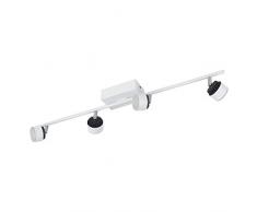 Eglo Lampe Spot LED armento/4Â Blanc/Noir 93855Â E