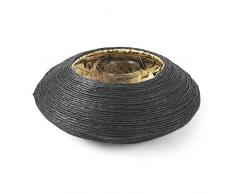 Villa dâEste Home Tivoli Lanterne Misure lanterna: Ã 40 x h. 15 cm Misure barattolo: Ã 10 x h. 10 cm Noir