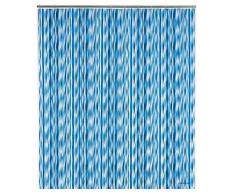 Opportunity Rideau de Douche rayures navy, PEVA, Bleu, 180x200 cm