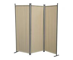 Grasekamp Paravent 3 pièces Beige
