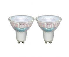Umi par Amazon - Lot de 2 ampoules spot LED MR16 GU10 en verre, 4,5 W (équivalent de 50 W), 15 000 heures, blanc chaud (2 700 K)