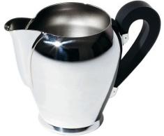 A di Alessi Bombé Pot à lait en acier Inoxydable 18/10 avec poignée en bakélite