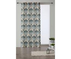 Martina Home Damas Rideau avec Oeillets, Tissu, 27Â x 2Â x 40Â cm 27x2x40 cm Gris