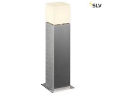 SLV Square Pole 60 Lampadaire dextÃ©rieur LED IP44 en acier inoxydable 316 3000 K 12 W ArgentÃ©
