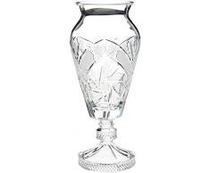 Crystaljulia 2361 Vase en cristal au plomb Transparent