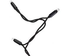 System LED 465-46 Extra Guirlande lumineuse stalactites LED Lumière blanche chaude 300 x 40 cm