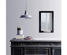 Bonamaison DÃ©coration Murale Impression sur Miroir EncadrÃ© sur Toile, Dimensions: 40 x 60 Cm - ConÃ§u et fabriquÃ© en Turquie