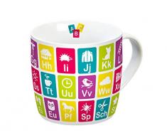Infinite by GEDA LABELS 12441 Tasse en porcelaine Tasse Ã cafÃ© pour enfant Multicolore