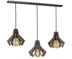 Homemania Lampe Ã suspension W80xd23xh80 cm gris