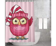 Bonamaison Rideau de Douche en Polyester Multicolore 155 x 220 cm