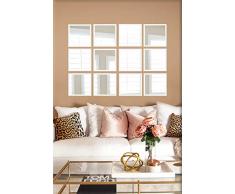 Bonamaison Miroir Miroir Colorless, 24 x 24