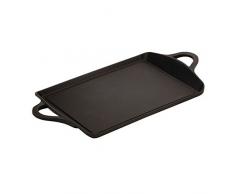 Valira 4160/25 Plancha Premium de 28x21 cm fabriquÃ© en Espagne, en Fonte daluminium avec Anti-adhÃ©rent Ã©cologique renforcÃ©, Non apte pour linduction, Noir