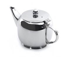 Berghoff Classique Finition Miroir Théière, Acier Inoxydable, Argent, 18.5 x 10.5 x 11.5 cm