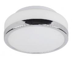tp24 6740 G40 LED IP44 Petit Latimer Plafonnier Chromé