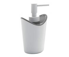 Gedy Moby Distributeur de Savon, thermodurcissable termoplásticas, Blanc/Gris, 8.3 x 8.7 x 16.5