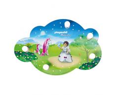 Elobra Playmobil Princess Plafonnier LED en bois Rose 75 x 50 x 8 cm