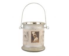 Clayre & Eef 6GL0852 Photophore dÃ©coratif Ã 8 x 10 cm