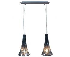 Näve Suspension En Verre - Métal - Noir